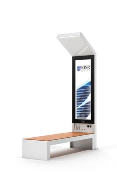 #smartsolarbench #solar #solarbench #useofsolarbench Traditional Benches, Take A Rest, Digital Screen, Near Future, Solar Energy, Solar Power, Solar, Bench