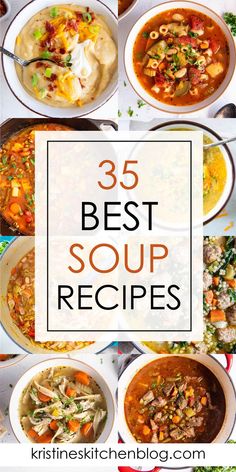 the best soup recipes for any type of meal, including soups and stews