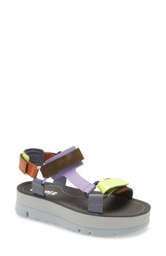 Women's Camper Oruga Up Platform Sport Sandal, Size 7US / 37EU - Grey Modern Sport Sandals With Chunky Platform, Modern Synthetic Sport Sandals With Chunky Platform, Modern Chunky Platform Sport Sandals For Spring, Modern Multicolor Open Toe Sandals, Leather Platform Sport Sandals, Sporty Leather Platform Sport Sandals, Sporty Leather Platform Sandals, Modern Multicolor Sandals With Round Toe, Modern Multicolor Round Toe Sandals