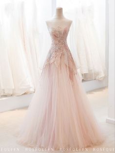 Hot Prom Dress, Magical Dress, Dresses Tulle, Tulle Evening Dress, Prom Dress Inspiration, Pretty Prom Dresses, Fairytale Dress, Sweet 16 Dresses, Pink Prom Dresses