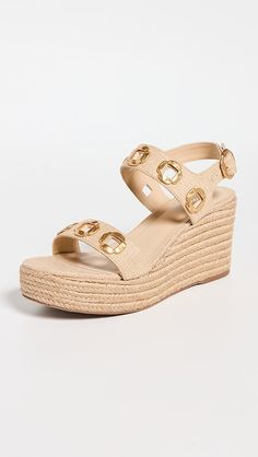 Larroude Milan Espadrilles | Shopbop Summer Sandals With Gold-tone Hardware And Ankle Strap, Summer Sandals With Ankle Strap And Gold-tone Hardware, Summer Ankle Strap Sandals With Gold-tone Hardware, Spring Sandals With Gold-tone Hardware And Round Toe, Spring Gold-tone Hardware Round Toe Sandals, Summer Sandals With Gold-tone Hardware And Round Toe, Summer Sandals With Gold-tone Hardware, Chic Gold Wedge Sandals With Buckle Closure, Hot Stamp