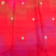 Category: Pure Raw Silk Fabric - Price mentioned is for half meters. Khinkhwab brings you beautiful fabrics and yardage from Banaras. You can design these beautiful fabrics into a traditional blouse, Indian kurta or a western jacket. For Blouse you need 1 meter of fabric, for kurta you need 3 meters, for jackets you need 2 meters of fabric. Pair these beautiful fabrics with your Banarasi sarees and dupattas and add more glamour to it. Fabric: Raw Silk is reeled silk before the gum is removed. It Red Slub Silk Blouse Piece For Festivals, Red Motif Blouse Piece For Eid, Red Blouse Piece With Motifs For Eid, Eid Multicolor Handloom Blouse Piece, Multicolor Silk Kurta With Motifs, Red Art Silk Handloom Blouse Piece, Red Handloom Art Silk Blouse Piece, Multicolor Art Silk Handloom Kurta, Multicolor Handloom Art Silk Kurta