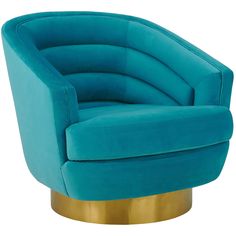 Canyon Swivel Chair, Blue - Furniture - Chairs - High Fashion Home Velvet Swivel Chair, Turquoise Room, Tov Furniture, Upholstered Swivel Chairs, Swivel Recliner, Swivel Accent Chair, White Velvet, Swivel Armchair, High Fashion Home