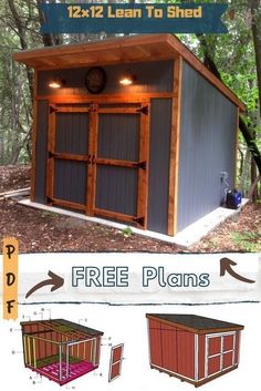 How to Build a Lean to Shed Easy Shed Plans Diy, Shed Plans 10x12 Free, Tool Shed Plans, 12x12 Shed, Exterior Walkway, 10x10 Shed Plans, 10x12 Shed Plans, Shed Blueprints