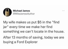 michael james tweets about his wife's $ 5 million fine in the house