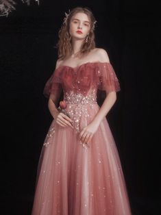 Custom size and custom color is available, there is no extra payment for custom size or custom color. Product Information: Dress Number: #3EDS, Material: Tulle, Silhouette: A-line Color: Pink,  Hemline: Floor Length,  Back Details: Lace-up Delivery times: Processing time:    2-3 weeksShipping time:        3-5 working d Pink A-line Evening Dress With Fitted Bodice, Pink A-line Ball Gown With Fitted Bodice, Fitted A-line Ball Gown For Debutante Ball, Pink A-line Ball Gown For Party, A-line Dress For Prom Banquet, Pink A-line Gown For Banquet, Tulle Skirt Dresses For Banquet And Prom Season, A-line Ball Gown With Fitted Bodice For Banquet, A-line Tulle Ball Gown For Party