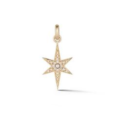 Elegant Star Charm Pendant Jewelry, Celestial Yellow Gold Charms As Gifts, Celestial White Gold Jewelry With Charms, White Gold Celestial Jewelry With Charms, Heirloom White Gold Jewelry With Charms, Heirloom Yellow Gold Jewelry With Dangling Charms, Yellow Gold Star Charm Dangle Jewelry, Yellow Gold Dangle Jewelry With Star Charm, Celestial Yellow Gold Jewelry With Charms