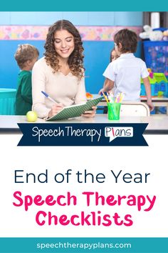 At the end of the school year do you find yourself scrambling for group therapy activities, trying to finish your data collection and finalize all of your IEP paperwork? If that is you, check out my end of the year, speech therapy checklists! This list of a few tasks will give you guidance for a couple of weekly activities to take you through the end of the school year without stress! | Speech Therapy Plans | End Of Year | Speech Therapy | SLP | Speech Therapy Gifts, Speech Therapy Classroom, Therapy Classroom, Group Therapy Activities, Weekly Activities, Therapy Activity, Special Needs Mom, Therapy Gift