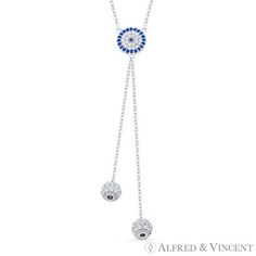 The featured necklace is cast in 925 sterling silver and showcases a 9mm center cz crystal pave charm, cz crystal pave disco balls, flat cable links, extender cables, & a spring ring clasp for secure wear. Worn as a charm, this necklace is believed to ward off bad luck & maladies caused by the "Evil Eye". Worn as fashion accessories, you can mix, match, stack, or leave it all to your creative side. Your purchase will include a 30-Day Exchange or Money-Back Guarantee & Free US Shipping. Please em Disco Balls, Luck Charm, Bad Luck, Luck Charms, Disco Ball, Birthstone Necklace, Spring Rings, Mix Match, Evil Eye