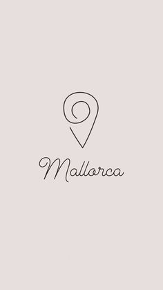 a black and white logo with the word'malla'on it in cursive