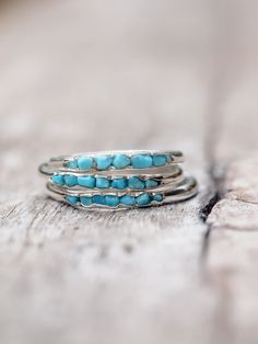 Turquoise Birthstone Ring, Blue Sapphire Wedding Ring, Turquoise Birthstone, Stack Rings, Gem Ring, Ethical Jewelry, Turquoise Rings, Western Jewelry, Blue Sapphire Rings