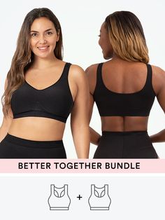 Take your Truekind® Daily Comfort Wireless Shaper Bra with hook and eye closure to the streets and your Truekind® Everyday Throw-on Wireless Bralette pull-on style with no hooks for lounging, even for sleeping! All-day comfort guaranteed plus amazing options in the 2-pack bundle! Autumn Sales, Hook And Eye, The Streets, 2 Pack, Best Sellers, Bralette, Bundles, Bra