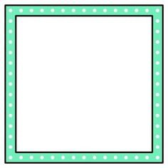 a green light frame with white dots on the edges and a black border around it