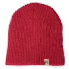 Made of 100% Merino Wool, this beanie will have you looking forward to cold days. The versatility and casual style of this ribbed-knit Merino Wool slouchy beanie ensure you look good and stay warm. A perfect beanie whether you are on a casual walk, or in the ski lodge lounging. Casual Ribbed Hat For Everyday, Casual Everyday Ribbed Hat, Casual Ribbed Beanie, Casual Everyday Ribbed Beanie, Casual Red Cotton Beanie, Casual Ribbed Beanie For Cold Weather, Casual Red Soft Knit Beanie, Casual Warm Red Beanie, Casual Red Hat For Everyday