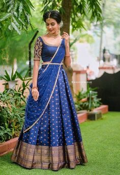 Half Saree Models Latest, Lehenga Blouse Designs Latest Traditional, Lehanga Designs Latest For Women, Latest Half Saree Designs, Indian Wedding Outfit Ideas, Marriage Vibes, Indian Fits, Wedding Outfit Ideas, Bride Stuff