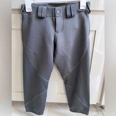 Brand New Gray Softball Pants Selling Because Changed Teams As I Bought Them That Don’t Wear Gray Softball Pants. Athleisure Bottoms With Elastic Waistband For Playwear, Fitted Gray Bottoms With Ribbed Waistband, Fitted Sportswear Pants With Ribbed Waistband, Fitted Ankle-length Sports Bottoms, Fitted Ankle-length Sporty Activewear Pants, Casual Stretch Activewear For Play, Sporty Bottoms With Pockets For Playwear, Sporty Playwear Bottoms With Pockets, Casual Sports Pants With Elastic Fit