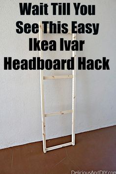 Ivar Headboard Hack, Diy Ikea Ivar, Brimnes Daybed, Ikea Headboard Hack, Diy King Size Headboard, Diy Headboard Ideas Easy, Headboard Hack, Diy King Headboard, Ikea Headboard