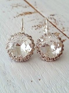 Clear crystal drop earrings,Bridal earrings,Drop earrings,Bridesmaid earring,wedding jewelry,white w White Round Crystal Earrings, White Bling Earrings For Wedding, White Bling Crystal Earrings For Wedding, Sterling Silver Bling Earrings For Wedding, Dazzling White Dangle Crystal Earrings, Diamond White Bling Earrings For Wedding, Dazzling White Crystal Dangle Earrings, Sparkling White Crystal Drop Earrings, White Sparkling Crystal Drop Earrings