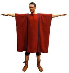 First century roman tunic, 1st century. Pattern based on the Mons Claudianus original Roman Tunic, Mens Posing, Ancient Roman Clothing, Ancient Greek Costumes, Roman Costumes, Bible Costumes, Roman Clothing, Roman Clothes, Roman Dress