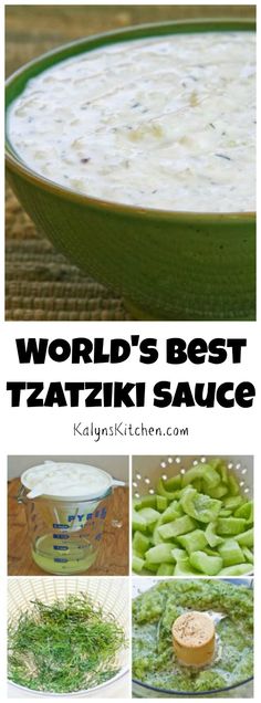 world's best tzatzziki sauce is an easy and delicious appetizer