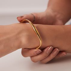 Abstract Open Cuff Bracelet - Women's Bracelets - Someone & HerOwn Wedding Bride Jewelry, Adjustable Bangle Bracelet, Open Cuff Bracelet, Gold Plated Bangles, Open Bangle, Cuff Bangle Bracelet, Gold Bracelet Cuff, Anniversary Jewelry, Hammered Gold