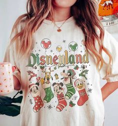 Disneyland Christmas, Disney 2024, Christmas Disney, Disney Decor, 2024 Christmas, Vintage Horror, Funny Sweatshirts, Disney Shirts, Shirt Ideas