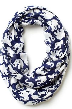 Elephant Painting, Loop Scarf, An Elephant, Elephant Print, Dream Clothes, Preppy Style, Lilly Pulitzer