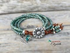 Diy Jewelry Hacks, Bead Wrap Bracelet, Jewelry Hacks, Bracelets Leather, Diy Leather Bracelet, Wire Wrapped Jewelry Diy, Bead Diy, Mens Bracelets, Bead Projects