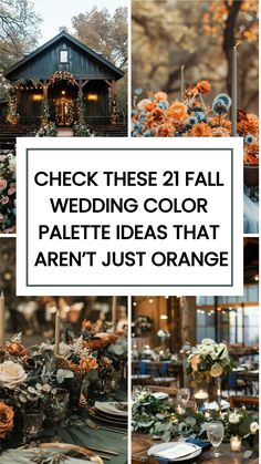 wedding color palettes that aren't just orange