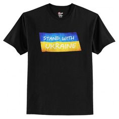 Stand With Ukraine T Shirt AI Stand With Ukraine