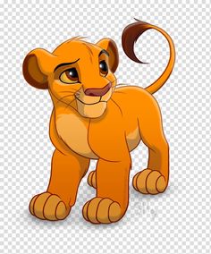 the lion cub from disney's the lion king, cartoon character png clipart