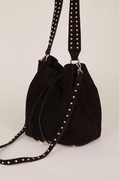 Style: Shoulder BagFabric: Suede Edgy Bags, Uni Bag, Slouch Bag, Slouch Bags, Studded Bag, Oasis Fashion, Pierced Jewelry, Bags Purses, Quick Delivery