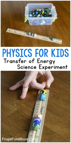 the science experiment for kids to learn physics