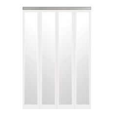 a white sliding door on a white background