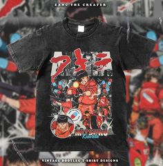 Tshirt Design 2023, Akira Anime, Design 2023, Anime Tees, Street Style Outfits Men