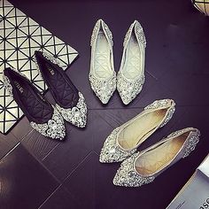 Womens pointed toe Wedding shoes Flats Shiny Rhinestone Bridal Slip On Loafer SZ | eBay Elegant Flat Wedding Shoes For Evening, Elegant Rhinestone Round Toe Flats, Elegant Flats With Rhinestones And Round Toe, Elegant Silver Pointed Toe Flats, Elegant Embellished Slip-on Flats, Silver Pointed Toe Flats For Evening, Elegant Flat Wedding Shoes For Formal Occasions, Elegant Silver Flats For Formal Occasions, Elegant Silver Flats For Evening