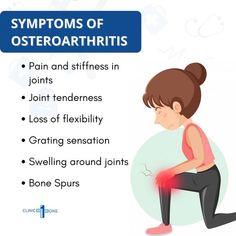 Have you been suffering from frequent back/knee/wrist pain?  It could be a symptom of Osteoarthritis, which is a type of joint disease that results from the breakdown of joint cartilage and underlying bone.  Osteoarthritis can cause serious effects on our joints.  So, if you've any of the given symptoms, consult with an Orthopedist now!  For more inquiries: 015400400, 9863393960  Email: info@clinicone.com.np  Your Health First - Clinic One  #orthopedic #orthopedist #osteoarthritis #osteoarthritistreatment  #Symptoms #bonehealth #bonemarrow #healthcare #clinicone Osteoid Osteoma, Preventing Osteoporosis, Yoga For Osteoporosis, Facet Arthropathy Exercise, Osteoporosis Prevention, Studying Tips, Wrist Pain, Bone Marrow, Nursing Study