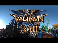 the video game valen 360 features an image of a roller coaster with wings on it