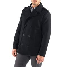 The Alpine Swiss Jake Men's Wool Pea Coat is a timeless outerwear staple that combines classic style with modern functionality. Crafted from a warm wool-blend fabric, this double-breasted peacoat offers both comfort and sophistication for the colder months. With its versatile design and enduring style, this peacoat is a must-have addition to any man’s wardrobe. Stay cozy and sharp all season long with the Alpine Swiss Jake Wool Pea Coat. Fit: True to size-slim fitting, this coat is fitted if you Mens Pea Coat, Wool Jackets, Peacoat Men, Double Breasted Dress, Mens Overcoat, Wool Pea Coat, Fitted Coat, Peacoats, Peacoat Jacket