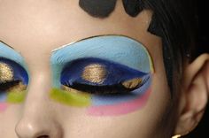 John Galliano RTW, Fall/Winter 2008 Jenna Dewan, Crazy Makeup, Fantasy Makeup, Editorial Makeup, Eye Make, Creative Makeup