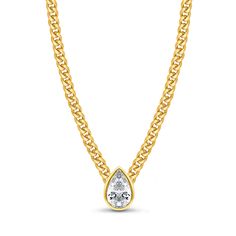 Featuring a classic curb link design, this necklace is crafted from solid gold and showcases a beautiful bezel setting that cradles a genuine diamond. The combination of the bold Cuban link style and the delicate sparkle of the diamond makes this piece both timeless and contemporary.Perfect for layering or wearing alone, this necklace is a versatile accessory that can complement any casual or formal outfit. Whether it's a special gift or a personal treat, this necklace adds a touch of elegance and luxury to any occasion.✪ FEATURES • Crafted with premium 14K gold, ensuring durability and a luxurious finish. • Length: 16, 17, and 18 inches, please contact us for different sizes. • Weight: 4.8 Grams • Made to order✪ DIAMOND INFORMATION • Genuine, conflict-free diamonds • Number Diamonds: 1 • Luxury Diamond Curb Chain Necklace For Anniversary, Luxury Diamond Necklace With Curb Chain For Anniversary, Formal White Gold Diamond Necklace With Curb Chain, Fine Jewelry Diamond Necklace With Curb Chain, Classic Chain Necklace With Diamond Accents For Anniversary, Classic Diamond Necklace With Curb Chain, Classic Round Diamond Necklace With Curb Chain, Diamond Curb Chain Necklace For Anniversary, Classic Gold Diamond Necklace With Curb Chain