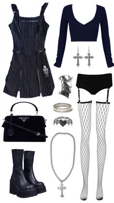 Misa Amane Outfits Inspired, Misa Misa Inspired Outfit, Misa Amane Outfit Ideas, Misa Amane Style Outfits, Misa Amane Outfit Inspired Clothes, Girly Black Outfits, Misa Amane Clothes, Misa Misa Outfit, Misa Outfit Ideas