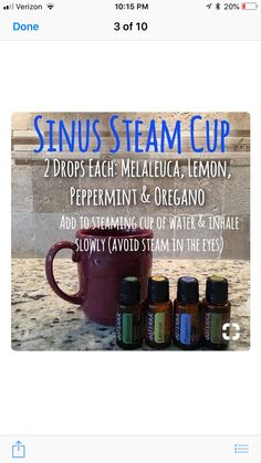 Essential Oils Sinus, Lavender Oil Benefits, Sinus Infection Remedies, Doterra Blends, Doterra Recipes, Diffuser Oils, Heal Thyself, Doterra Oil, Essential Oils For Colds