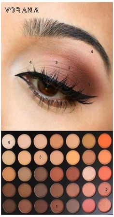 Beginners Eyeshadow, Eyeliner For Beginners, Simple Eye, Smink Inspiration, Simple Eye Makeup