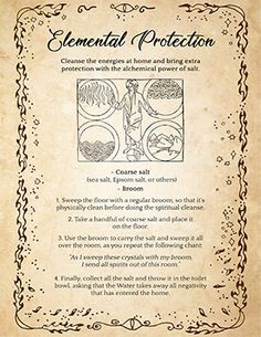 Cast A Circle, Elemental Witch, Cleansing Spell, Fire And Air, Banishing Spell, Good Luck Spells, Easy Spells, Florida Water, Moon Water