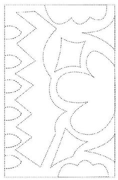 the pattern is cut out and ready to be used in this paper crafting project