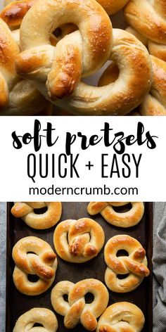 soft pretzels are the best and quickest way to make them at home