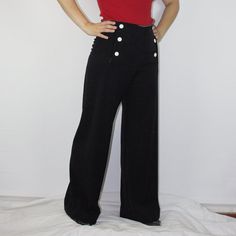 Hey, I found this really awesome Etsy listing at https://www.etsy.com/se-en/listing/254237303/authentic-sailor-pants-black-viscose Retro Stretch Bottoms For Work, Black Fitted Retro Bottoms, Retro High Waist Bottoms With Elastic Waistband, Retro Fitted Black Bottoms, Retro High Waist Bottoms For Work, Retro Black Bottoms For Work, Retro Black Bottoms For Workwear, Retro Black Straight Leg Bottoms, Retro High-waisted Bottoms For Workwear