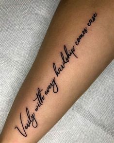 a person with a tattoo on their arm that says,'we are the only ones who