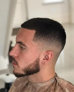 Eden Hazard Haircut, Mens High Fade Haircut, High Fade Haircut, Men's Short Hair, Faded Hair, The Eden